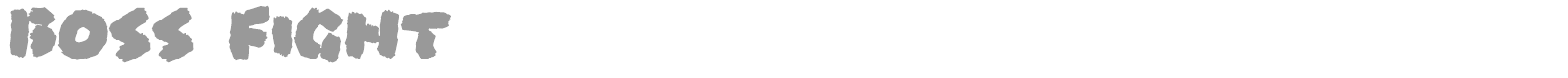 Boss Fight font preview